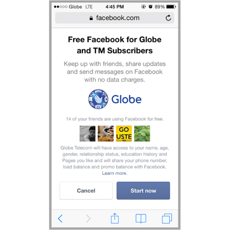 Free Facebook for Globe customers was one of the most popular promos offered by Globe to date